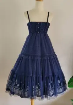 axes femme ワンピース　ロングスカート2way レース チュール