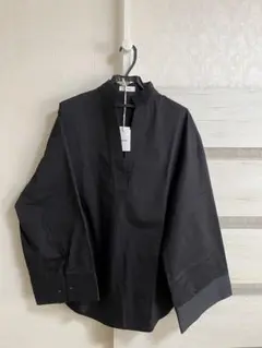 CAFUL CF230912 黒ブラウス/黒シャツ