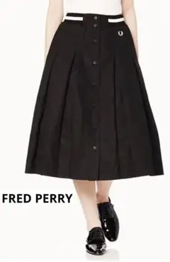 FRED PERRY ボックスプリーツスカート