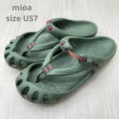 mioa サンダル グリーン us7