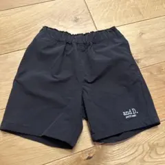 美品　petit main and D. 半ズボン 100 黒　ハーフパンツ