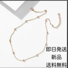 ネックレス 金 チェーン ゴールド レディース 大人 シンプル 韓国 華奢