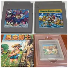 茶々丸パニック/スーパーマリオランド/昆虫博士 ソフト3本まとめ売り