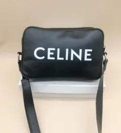 CELINE レザー ショルダーバッグ m