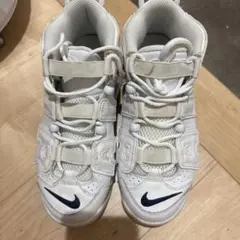 GS Air More Uptempo White/Midnight Navy