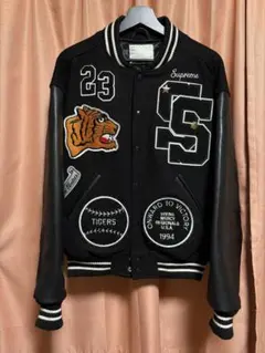 23FW Supreme Tiger Varsity Jacket