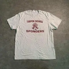 【FRUIT OF LOOM】プリントTシャツグレー古着usedSM71 THE