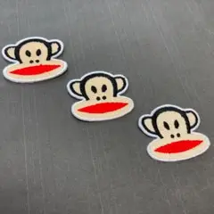 刺繡ワッペン　人気お買い得セット　サル　顔　3枚セット