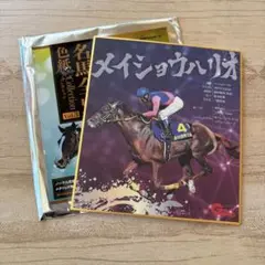 名馬全史色紙コレクション メイショウハリオ