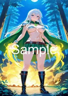 A4サイズアートポスター 1点もの 美女ポスター最高品質 E- H-３１