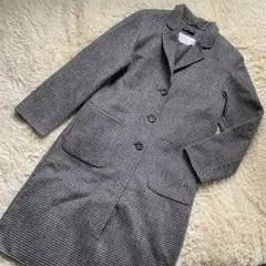 【極美品】白タグ 最高級 MaxMara ロングコート 36サイズ アンゴラ混