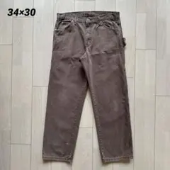34×30 ダック生地 Dickies ワークパンツ ペインターパンツ ダック地