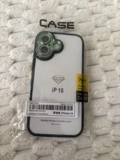 〈SHEIN シーイン〉iPhone16 ケース【2カメラ】グリッターレンズ保護