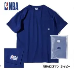 NBAロゴ Tシャツ ネイビー ポケット付き