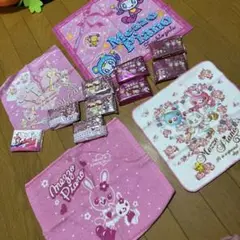 Mezzo Piano ピンクタオル　ハンカチ　ティッシュ　セット