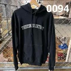 THISISNEVERTHAT フーディパーカー ブラック