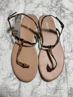 H&M ヒョウ柄トングサンダル