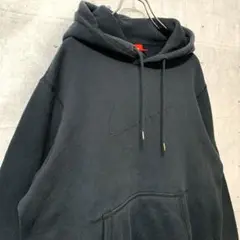 希少デザイン00s NIKE パーカー ブラック 3XL 古着 珍品