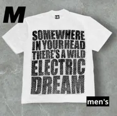 Opium Tシャツ　英語　Mサイズ　半袖　carti 系　白　プリント