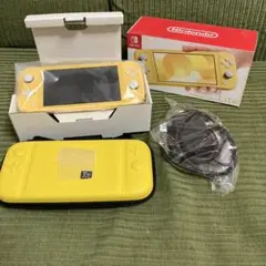 ニンテンドー スイッチライト イエロー 充電器 ケース マイクロsd 付き