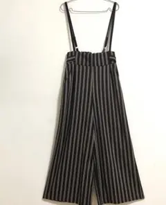 Lutiqueサスペンダーワイドパンツ（M）サロペットオーバーオールa3888