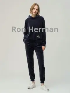 Ron Herman ベロア ネイビースウェットパンツ