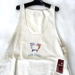ピンクハウス　恋するいるかさん刺繍のワンピース　ホワイト新品未使用29,700円