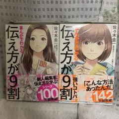 まんがでわかる伝え方が9割　2冊セット
