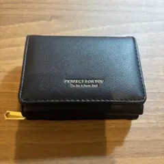 ブラック 三つ折り財布 PERFECT FOR YOU