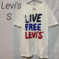 Levi's リーバイス　LIVE FREE LEVIS 半袖Tシャツ S
