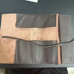 ブラウンレザー 三つ折り財布