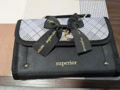 superior チェック柄ポーチ 彫刻刀セット