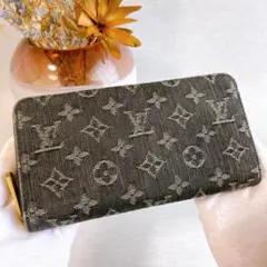 希少レア✨展示品✨ルイヴィトン 長財布 ジッピーウォレット モノグラムデニム