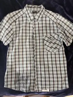 HELLY HANSEN チェック柄 半袖シャツ XXL