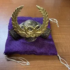 【美品】ミニ兜飾り 手のひらサイズ インテリア 端午の節句