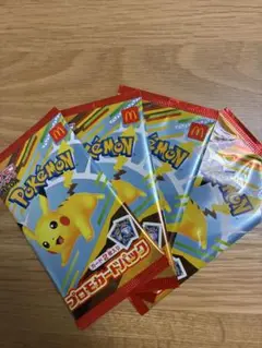 ポケモンカードMEGA マクドナルド ハッピーセット2025 プロモパック 4点