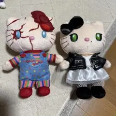 新品未使用　USJハローキティ チャッキー ぬいぐるみ 3体セット ハローキティ チャッキー ぬいぐるみ 3体セット usj 限定 2019年
