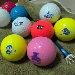 カラフルゴルフボールセット