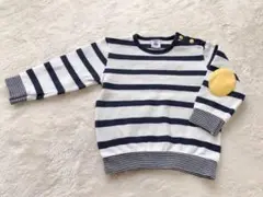 PETIT BATEAU マリニエールコットンニット 24m