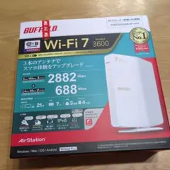 BUFFALO バッファロー wifi7 3600