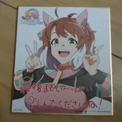 ダンツフレーム ウマ娘 映画特典 色紙