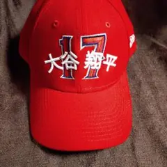 中古NEエンジェルスキャップ大谷翔平赤
