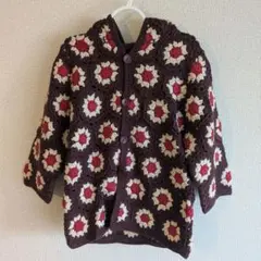 &pal Crochet Hooded Cardigan ニットカーディガン