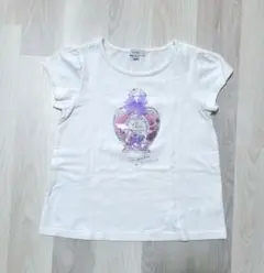 【値下】エニィファム　キッズ　女の子　シャラシャラビーズ　Tシャツ　120cm