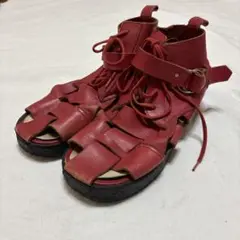 MILK BOY vintage 激レア レザー 赤 サンダル ベルト付