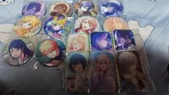 プロセカプロジェクトセカイグリッター缶バッジスクエアバッジまとめ売り