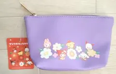 新品サンリオキャラクターズ ファスナーポーチライトパープル