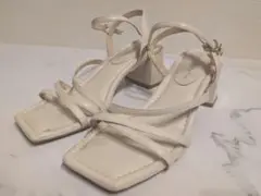 【美品】オリエンタルトラフィック　サンダル　ホワイト　白　M