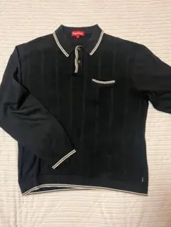 18AW シュプリーム　Vertical Stripe Knit 長袖ニット 値下げ❗️Supreme 18aw Vertical Logo Stripe