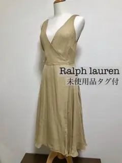 ラルフローレン ドレスワンピース 絹100